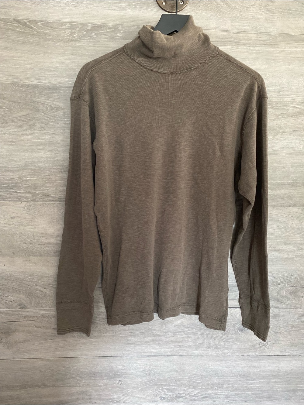 Buck Mason Cotton Service Rib Turtleneck